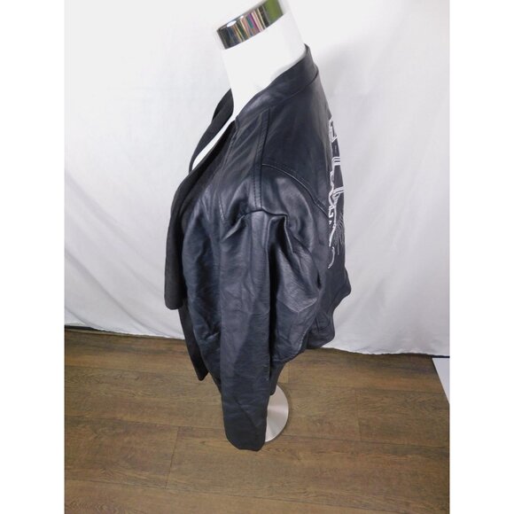 Her Universe Thor Faux Leather Jacket L Open Front - Picture 4 of 11
